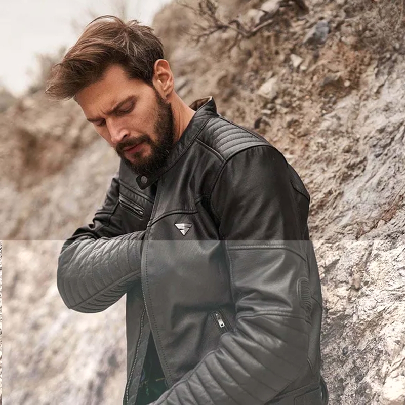 Shima Winchester 2.0 Motorradjacke schwarz