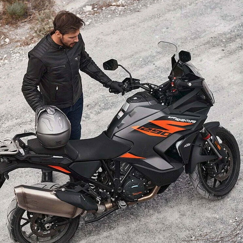 Shima Winchester 2.0 Motorradjacke schwarz