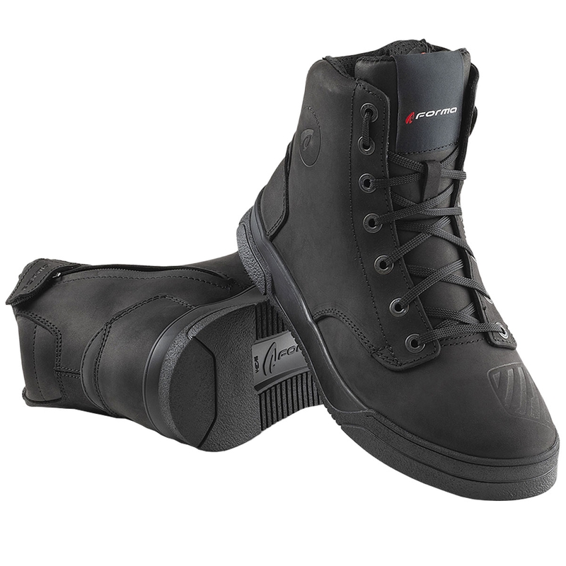 Forma City Dry Motorradstiefel schwarz