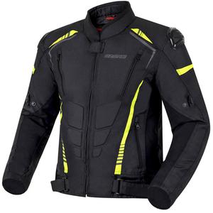 Ozone Pulse schwarz-fluorgelbe Motorradjacke