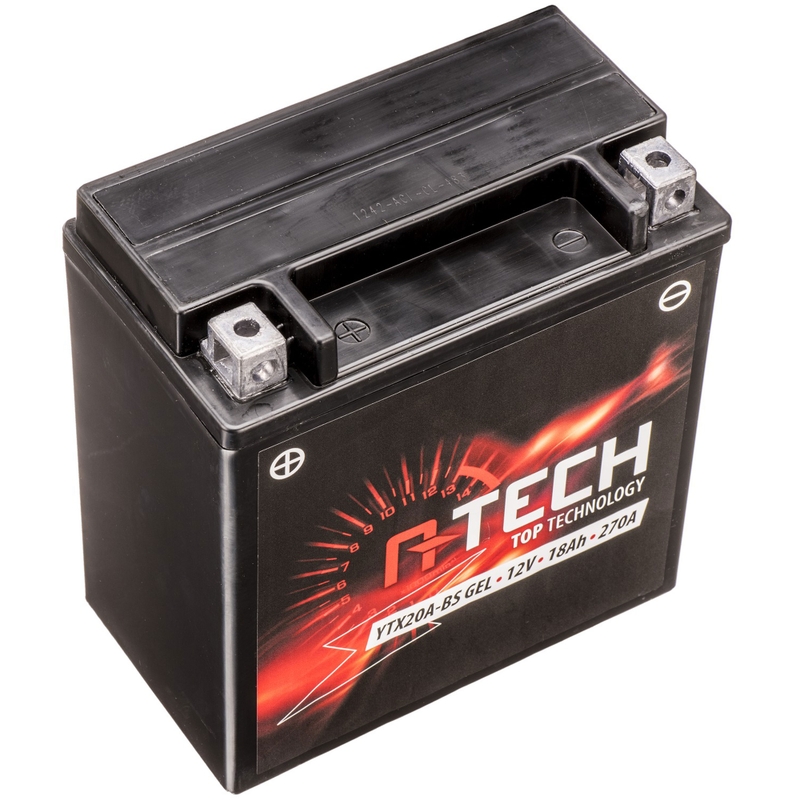 Gelbatterie A-TECH 12V, YTX20A-BS GEL, 18Ah, 270A, wartungsfrei