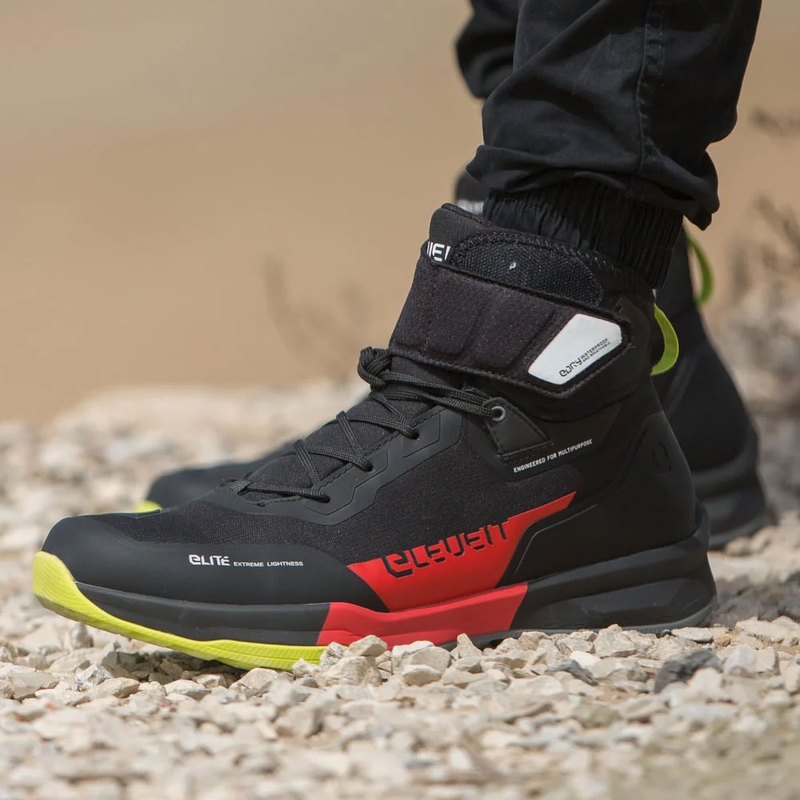 Eleveit STRATOS E-Dry Motorradstiefel schwarz-rot