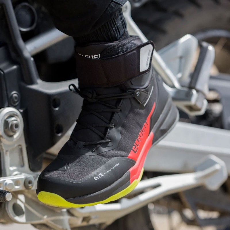 Eleveit STRATOS E-Dry Motorradstiefel schwarz-rot