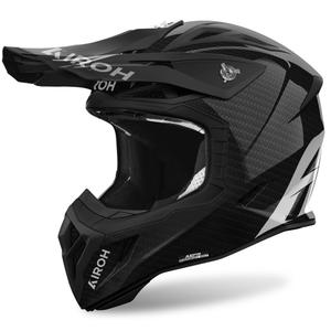 Airoh Aviator ACE 2 Carbon Motocrosshelm schwarz glänzend