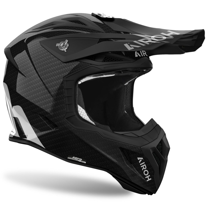 Airoh Aviator ACE 2 Carbon Motocrosshelm schwarz glänzend
