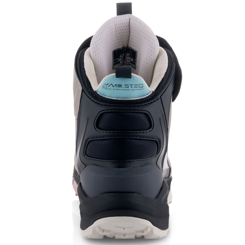 Alpinestars Speedstreet Motorradstiefel beige-koralle-schwarz-blau