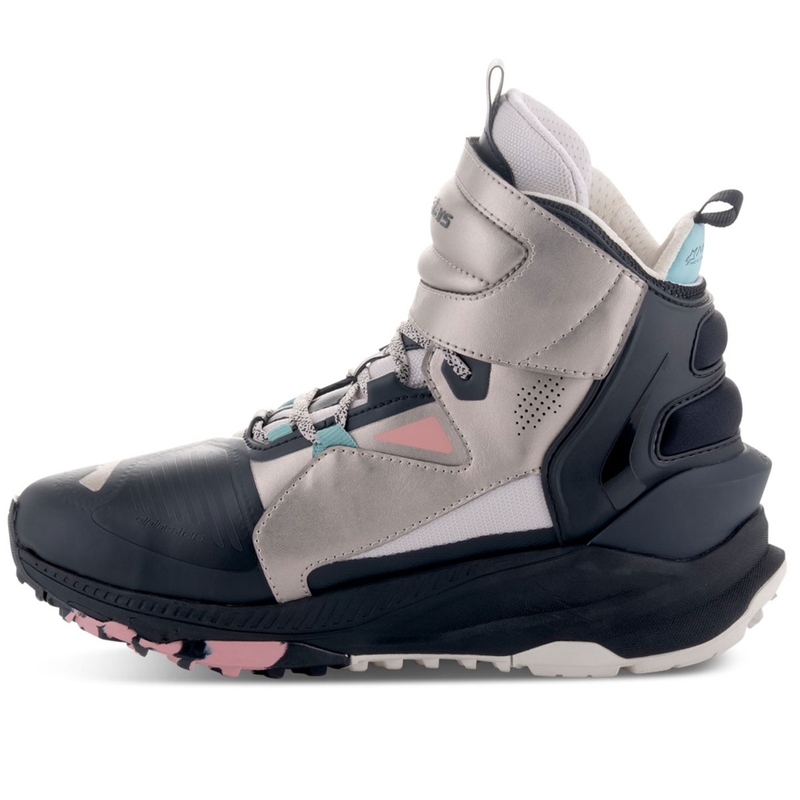 Alpinestars Speedstreet Motorradstiefel beige-koralle-schwarz-blau