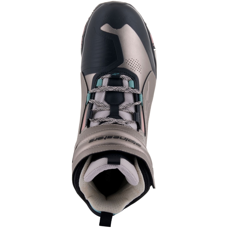 Alpinestars Speedstreet Motorradstiefel beige-koralle-schwarz-blau