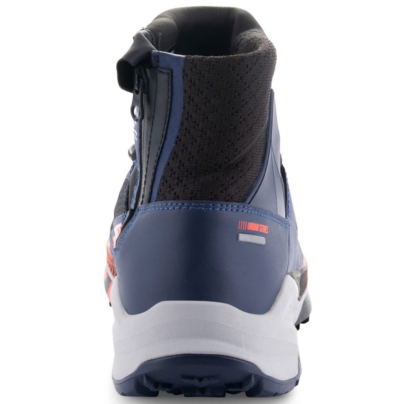 Motorradstiefel Alpinestars Speedforce XR blau-schwarz-fluo rot-grau