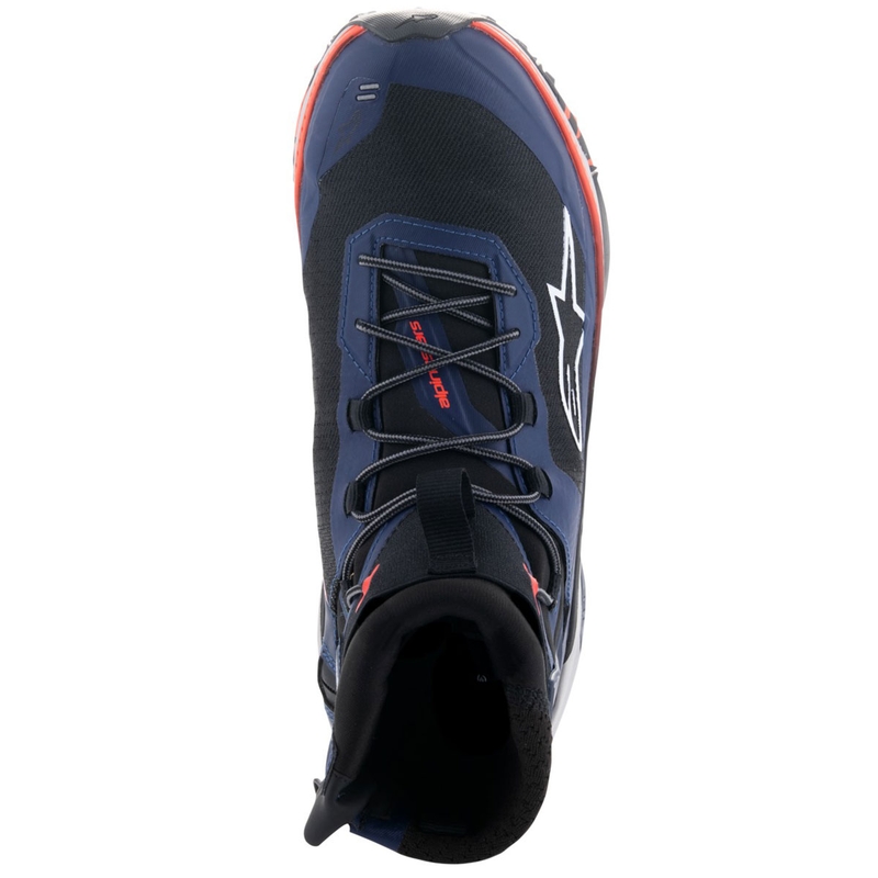 Motorradstiefel Alpinestars Speedforce XR blau-schwarz-fluo rot-grau