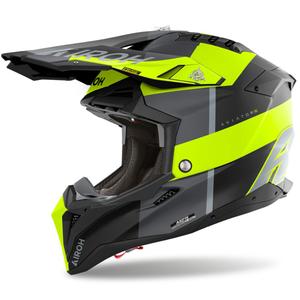 Airoh Aviator 3 Monarch Motocrosshelm mattgelb