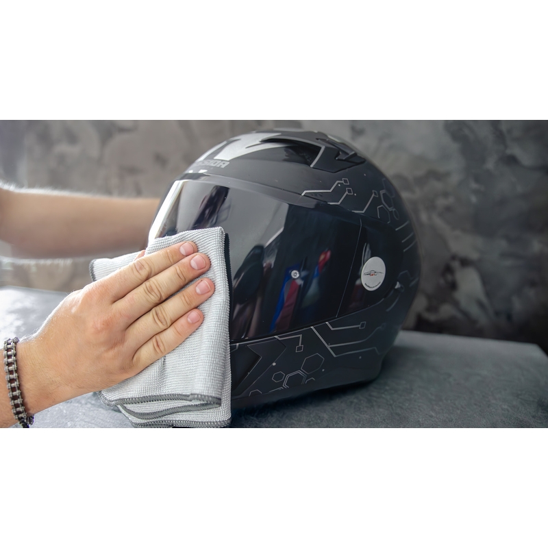 Visier- &amp; Helmreiniger S100 mit Mikrofasertuch - Visier- &amp; Helmreiniger 100 ml