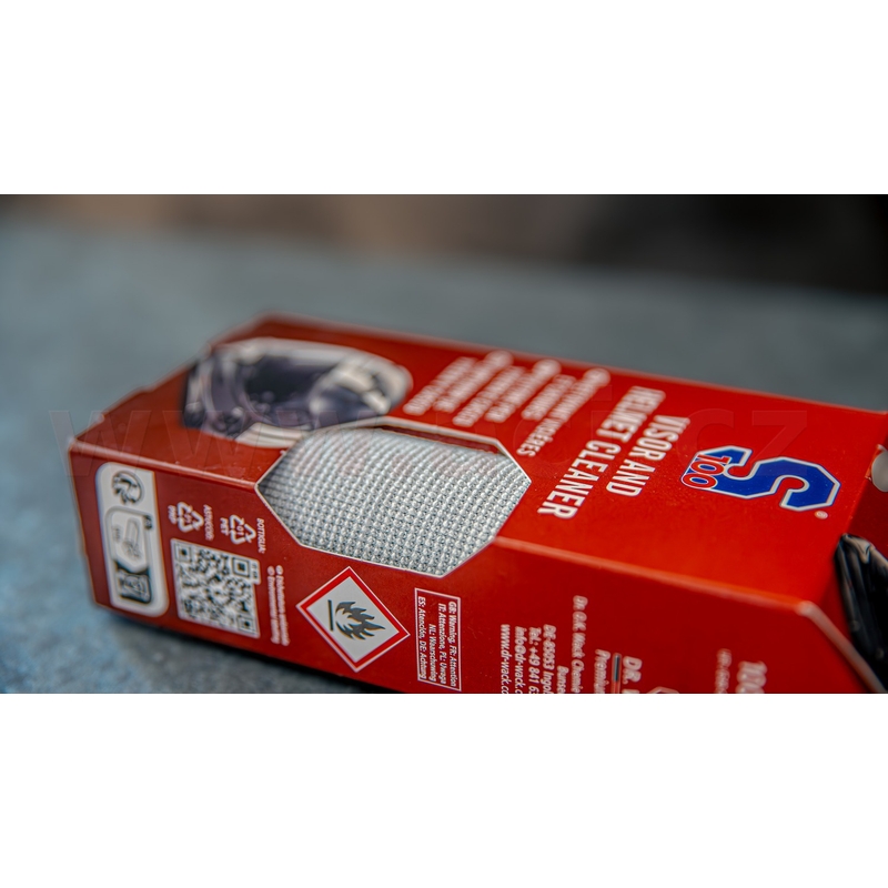 Visier- &amp; Helmreiniger S100 mit Mikrofasertuch - Visier- &amp; Helmreiniger 100 ml