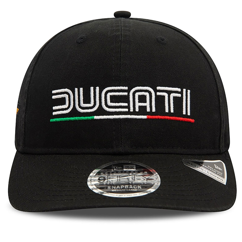 Ducati Meccanica Kappe mit Vintage-Logo, schwarz Ausverkauf