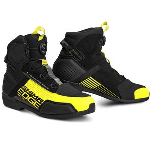 Motorradstiefel Shima Edge Vent Schwarz-Neongelb
