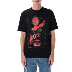 Ducati Marc Marquez T-Shirt - Helm MotoGP schwarz-rot