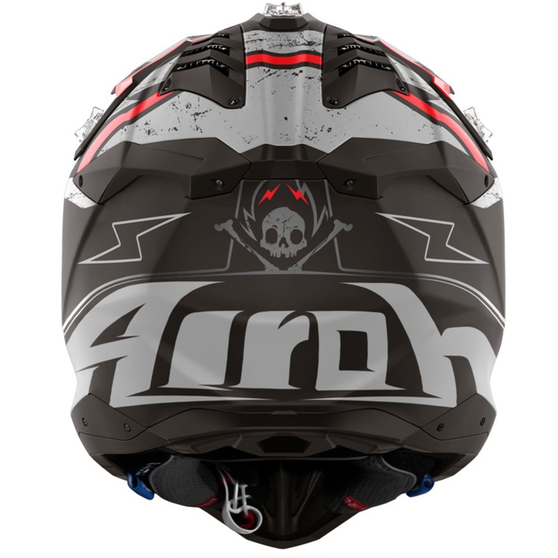 Airoh Aviator 3 Burnout Motocrosshelm schwarz matt