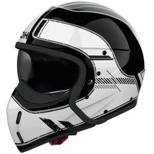 Modularer Motorradhelm Airoh J110 Raster glänzend weiß