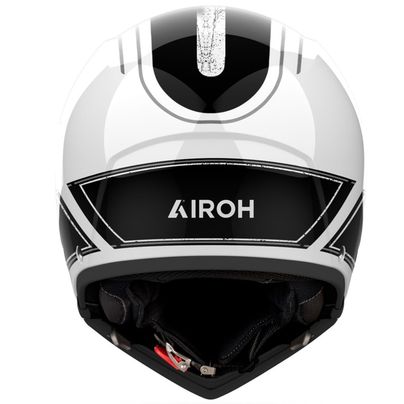 Modularer Motorradhelm Airoh J110 Raster glänzend weiß