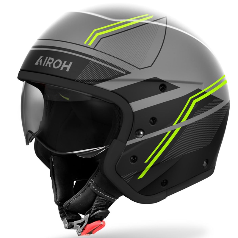 Modularer Motorradhelm Airoh J110 Slim mattgelb