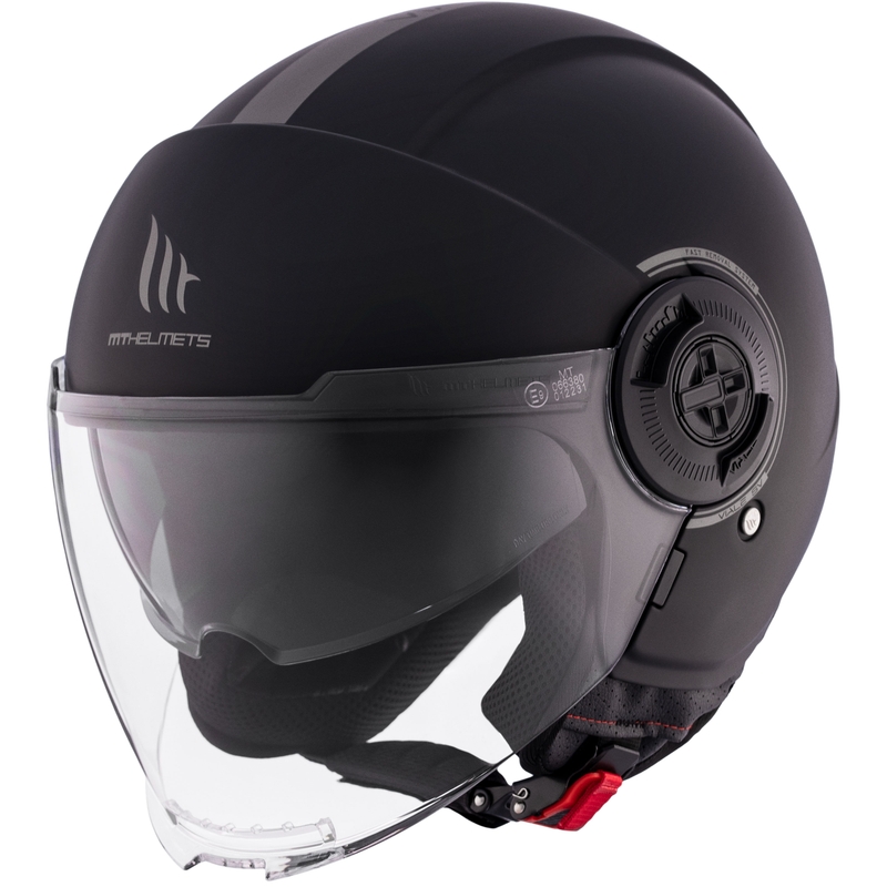 MT Viale SV S offener Motorradhelm schwarz matt