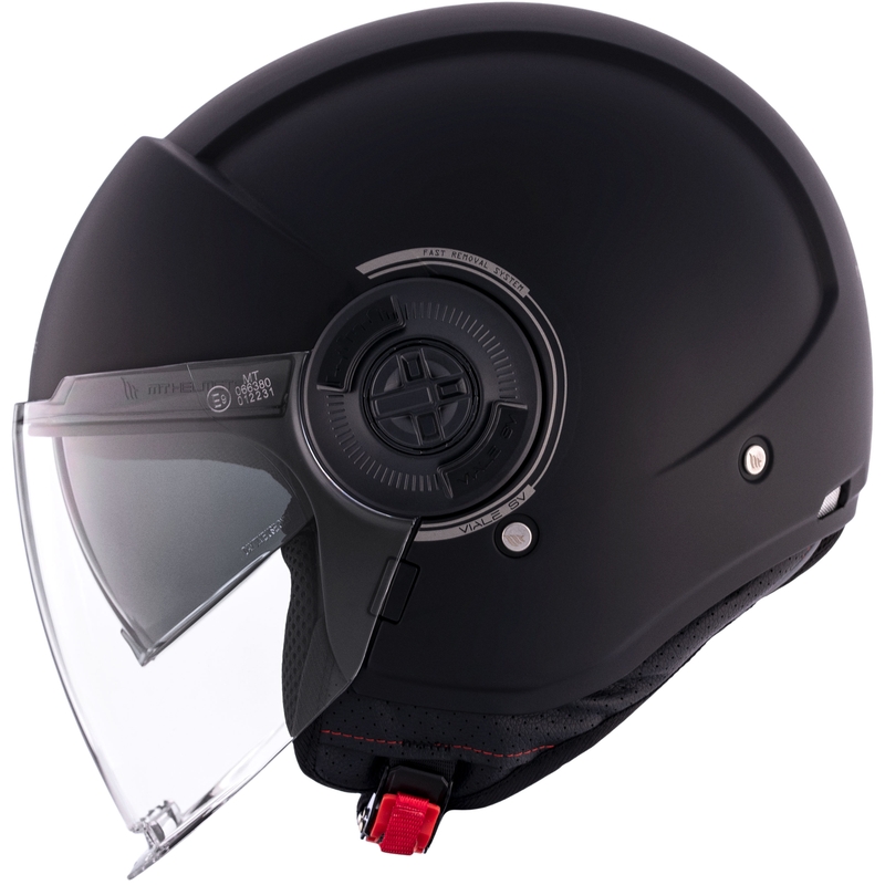 MT Viale SV S offener Motorradhelm schwarz matt
