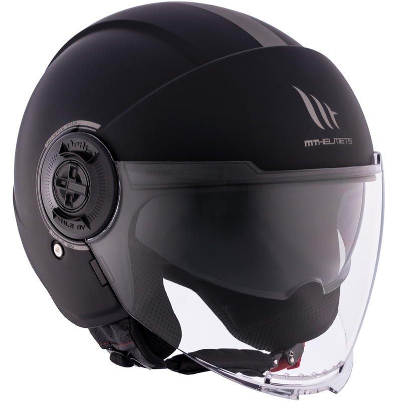 MT Viale SV S offener Motorradhelm schwarz matt