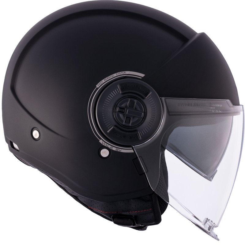 MT Viale SV S offener Motorradhelm schwarz matt