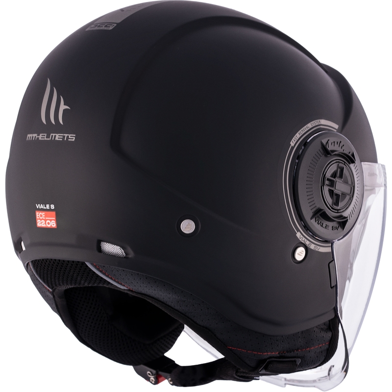 MT Viale SV S offener Motorradhelm schwarz matt