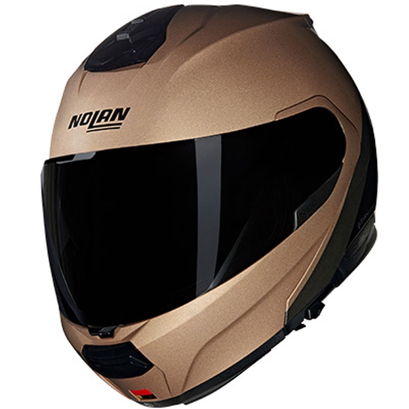 Klappbarer Motorradhelm Nolan N100-6 Verniciatura Speciale N-COM 341 sand-schwarz
