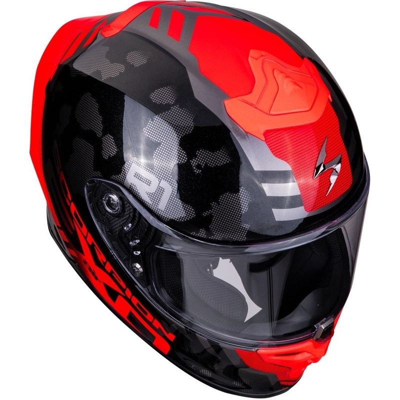 Integralhelm Scorpion EXO-R1 Air Ogi schwarz-rot