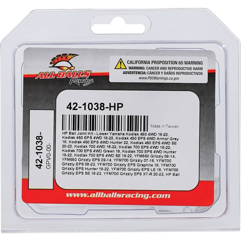 Ball Joint Kit All Balls Racing HP Senkung