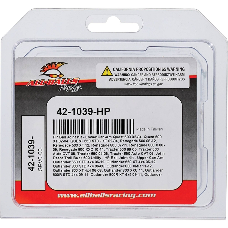 Ball Joint Kit All Balls Racing HP Senkung