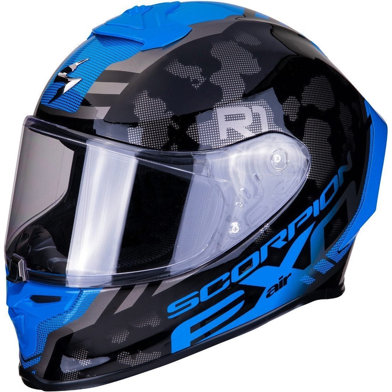 Integralhelm Scorpion EXO-R1 Air Ogi silber-blau