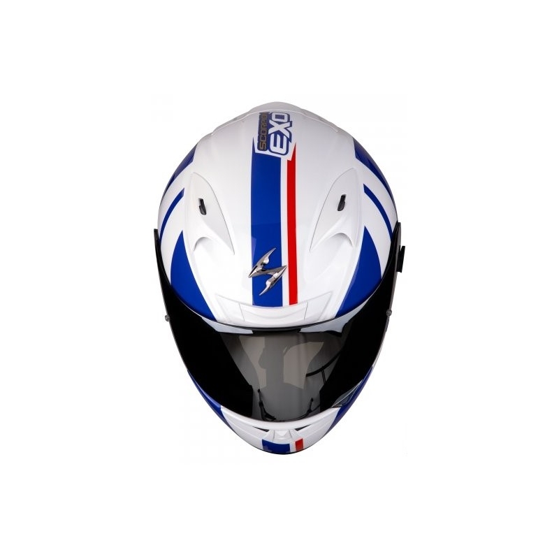 Integralhelm Scorpion EXO-710 Air GT weiß-blau-rot
