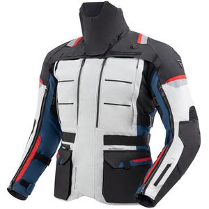 Motorradjacke Rebelhorn Cubby V blau-grau-rot