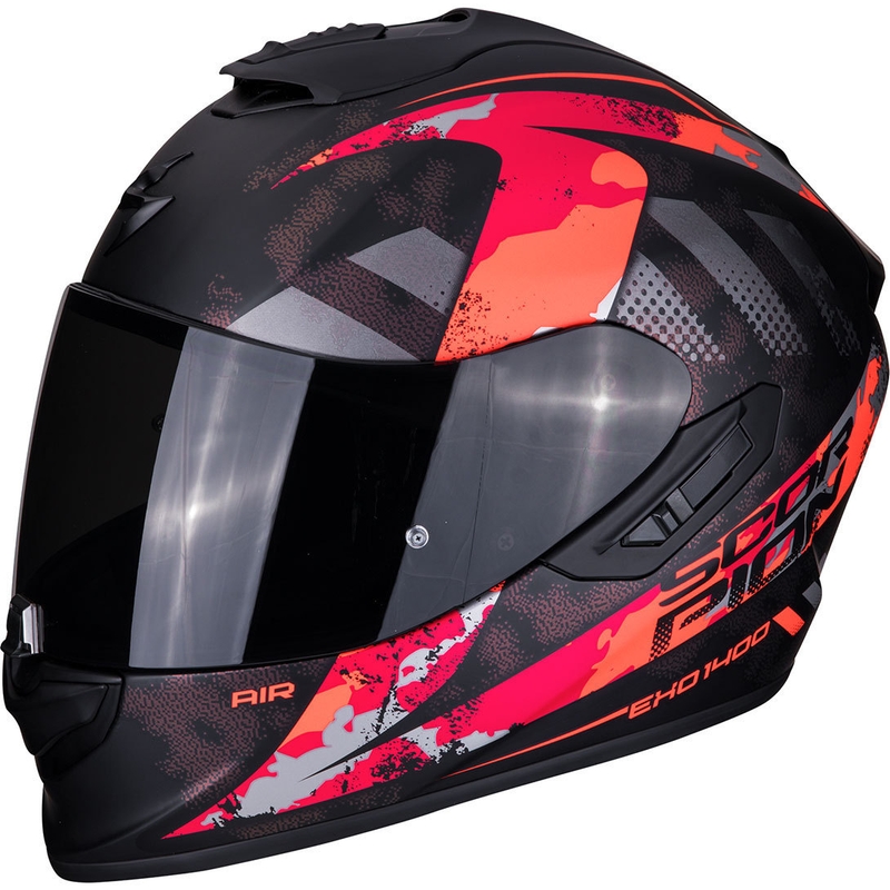Integralhelm Scorpion EXO-1400 Air Sylex schwarz-rot Ausverkauf