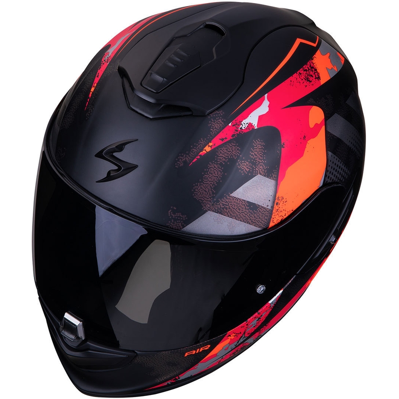 Integralhelm Scorpion EXO-1400 Air Sylex schwarz-rot Ausverkauf