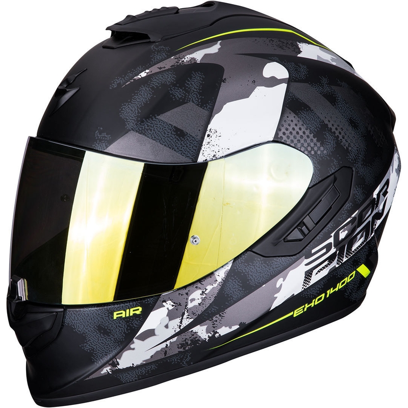 Integralhelm Scorpion EXO-1400 Air Sylex schwarz-silber