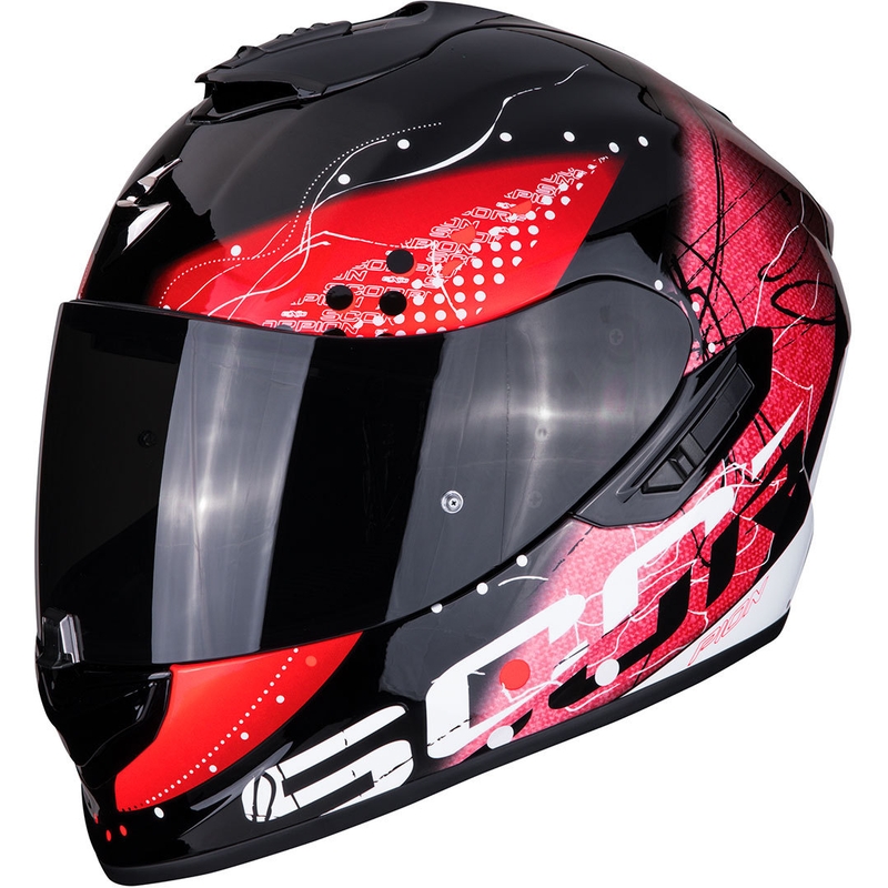 Integralhelm Scorpion EXO-1400 Air Classy schwarz-rot