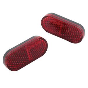 Universalreflektor Highsider Smart mit Selbstklebefolie 50x22 mm rot