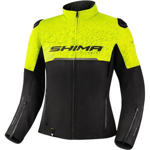 Damen Motorradjacke Shima Drift schwarz-fluo gelb