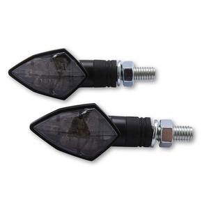 Motorradblinker Highsider Smart Rock LED schwarz