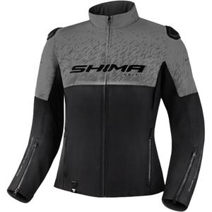 Damen Motorradjacke Shima Drift schwarz-grau