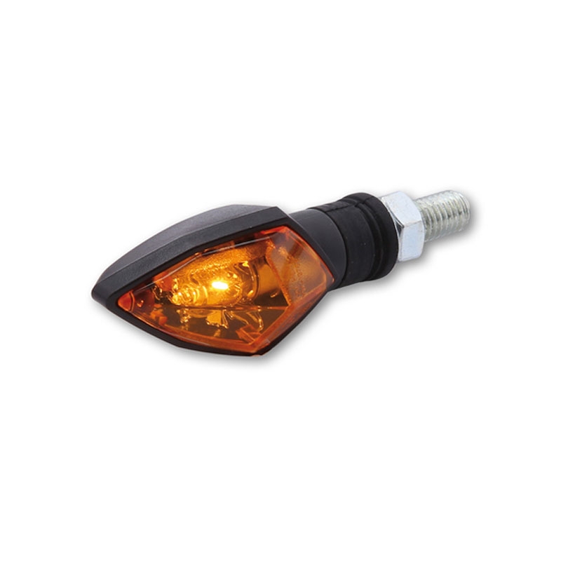 Motorradblinker Highsider Smart Rock Mini schwarz