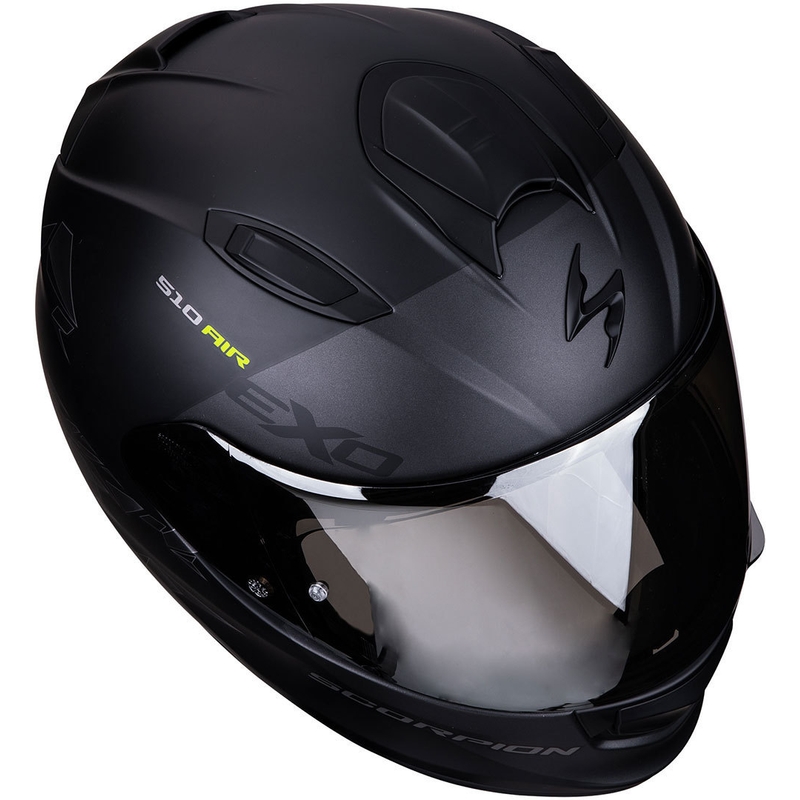 Integralhelm Scorpion EXO-510 Air Pique schwarz-silber Ausverkauf