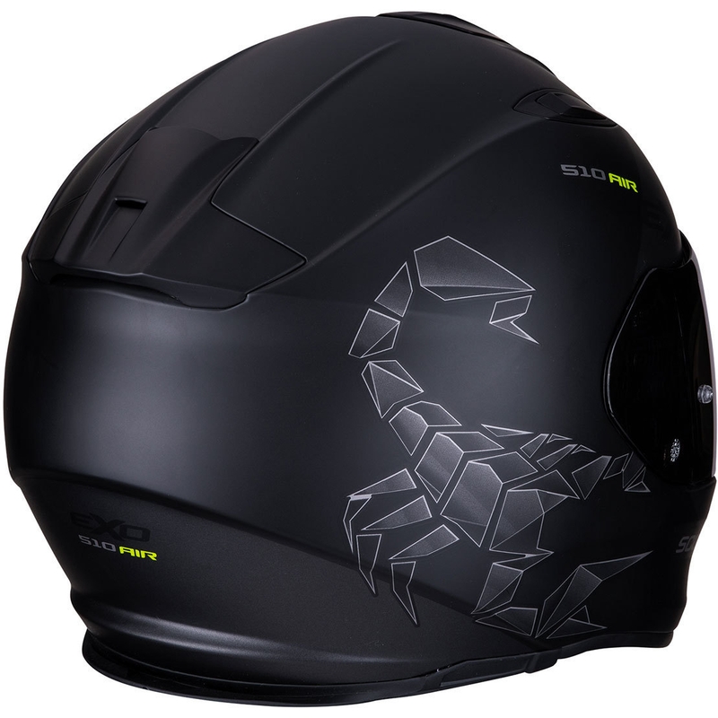 Integralhelm Scorpion EXO-510 Air Pique schwarz-silber Ausverkauf