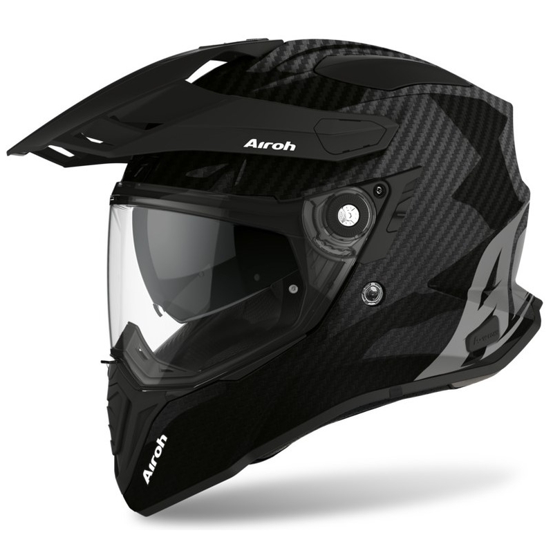 Airoh Commander Carbon Helm schwarz Abverkauf - II. Wahl