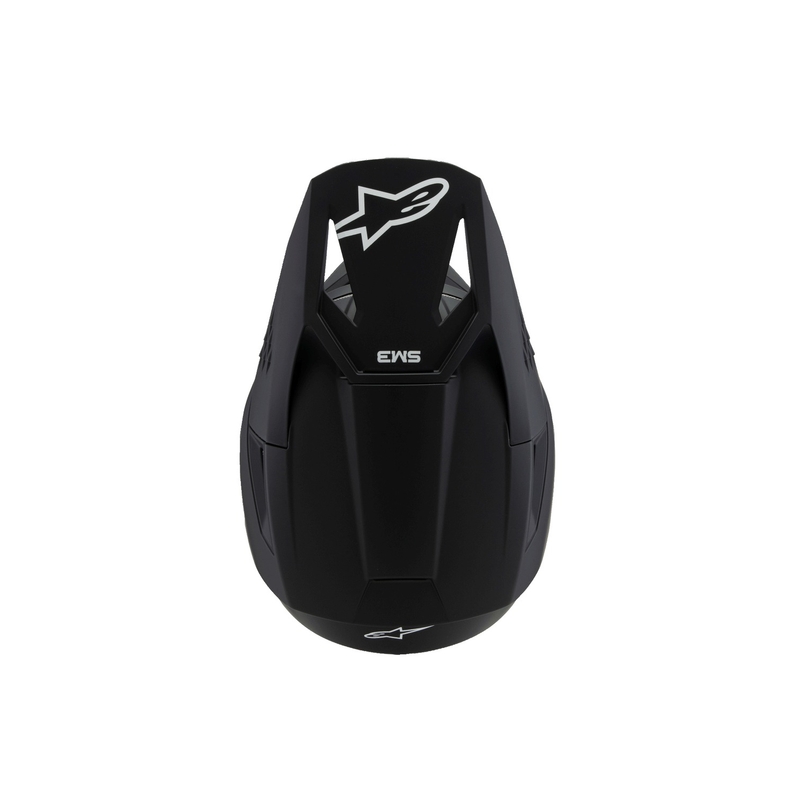 Alpinestars S-M3 Solid Kinder Motocross Helm Mattschwarz - II. Qualität