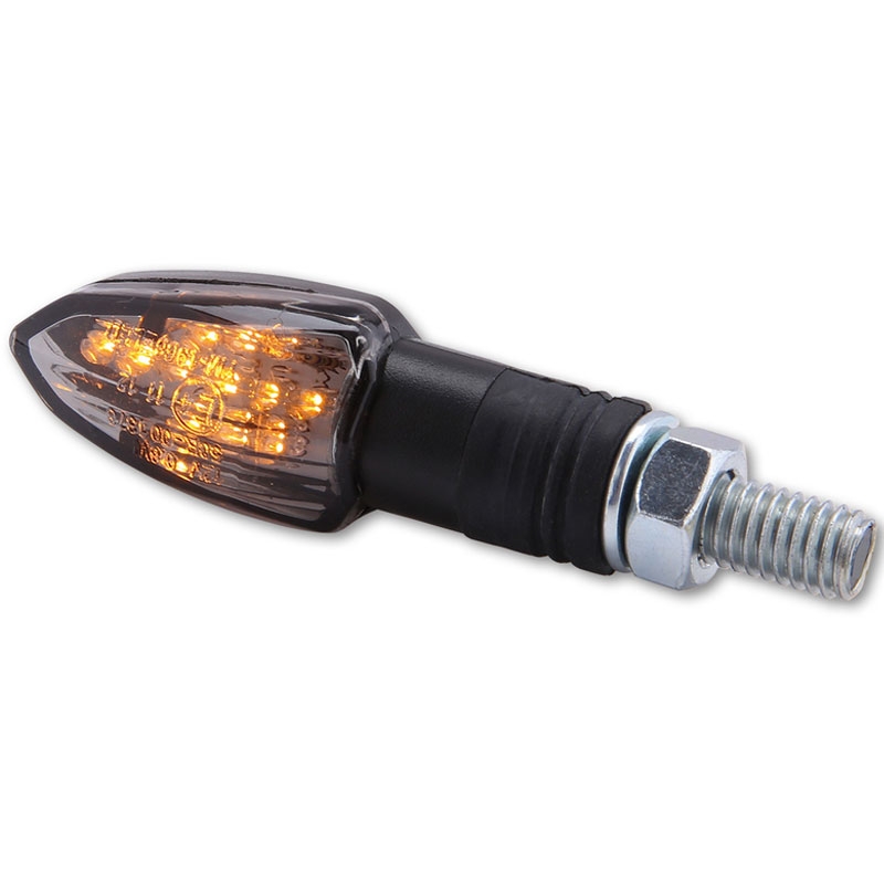 Motorradblinker Highsider Smart Lizzard LED schwarz